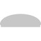 Ekena Millwork Elliptical Sunburst Architectural Grade PVC Combination Pediment, 82"W x 27-3/8"H x 2-3/4"P PEDPC082X275ELL01 - alternate 3